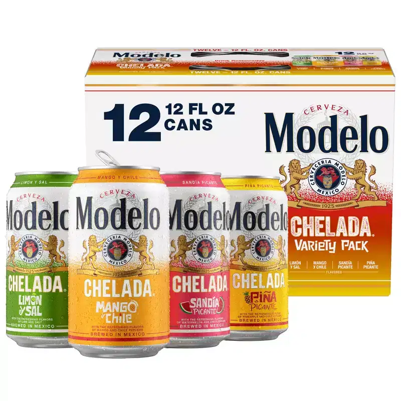 Modelo Chelada Variety Pack Flavored Beer - 12 fl oz/12pk Cans