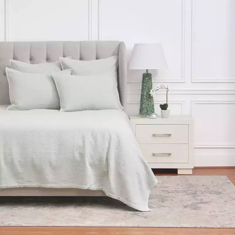 EY Essentials Chander Sea Glass King Coverlet Bedspread