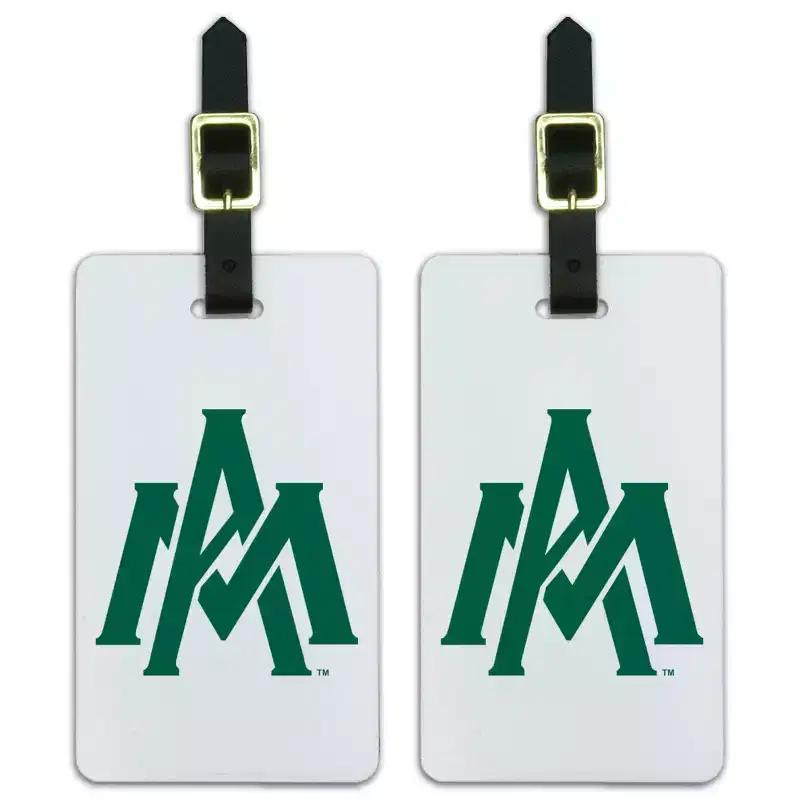 University of Arkansas at Monticello Secondary Logo Luggage ID Tags Suitcase CarryOn Cards Set of 2