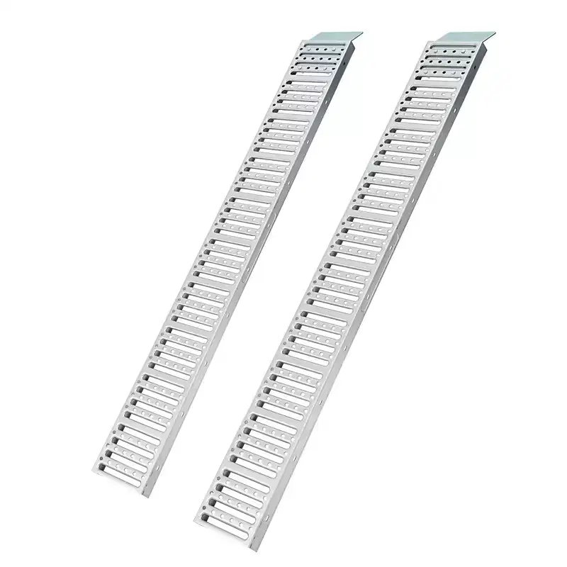 1,000 lbs Capacity ATV Ramps | 72 L x 9 W Anti-Slip Metal Ramp Set of Two | Ideal for Loading Motorcycles, Bicycles, ATVs, & Lawnmowers