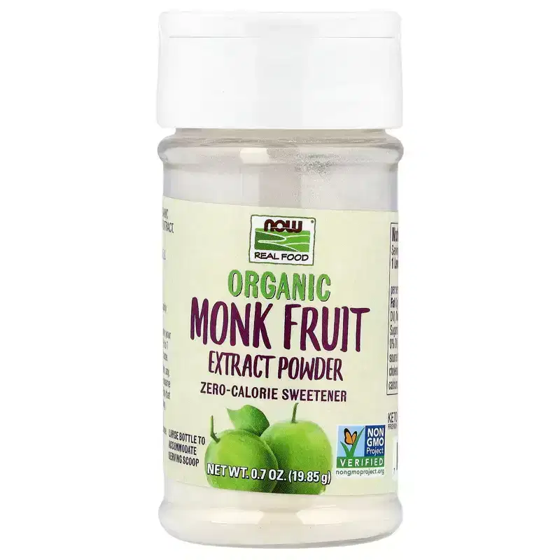 NOW Foods Real Food, Organic Monk Fruit Extract Powder, 0.7 oz (19.85 g)