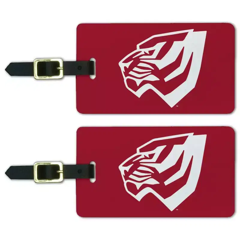 University of West Alabama Primary Logo Luggage ID Tags Suitcase CarryOn Cards Set of 2