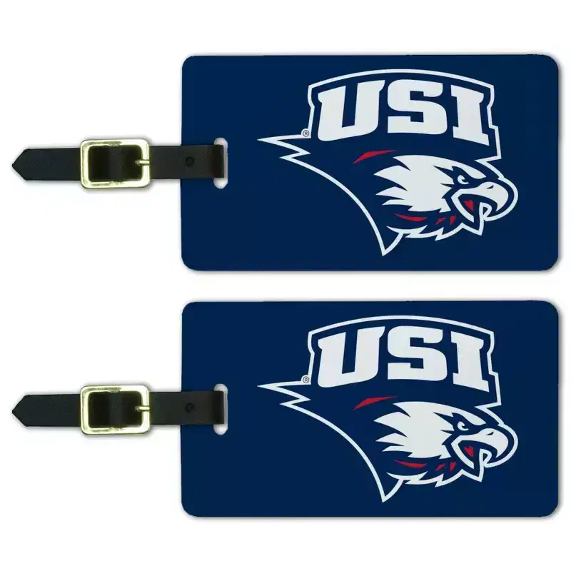 Southern Indiana Primary Logo Luggage ID Tags Suitcase CarryOn Cards Set of 2