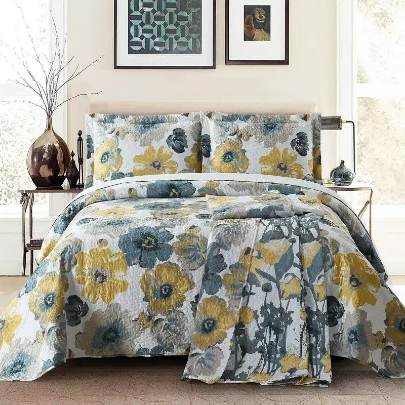 Egyptian Linens Leahanna Quilt - Bedspread Set
