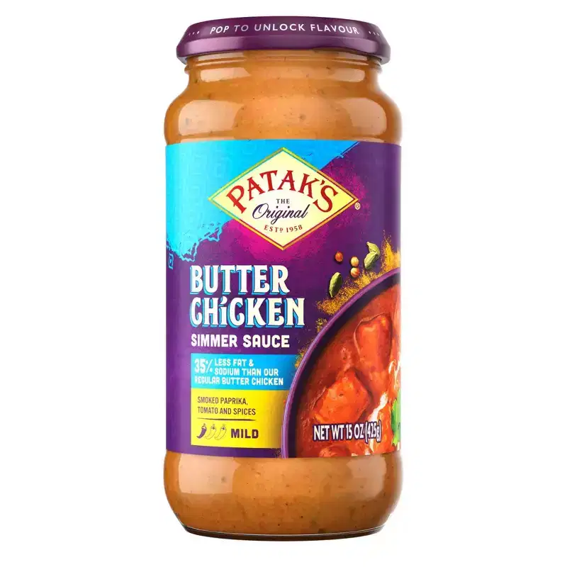 Patak's Less Fat Butter Chicken Cooking Sauce - 15oz