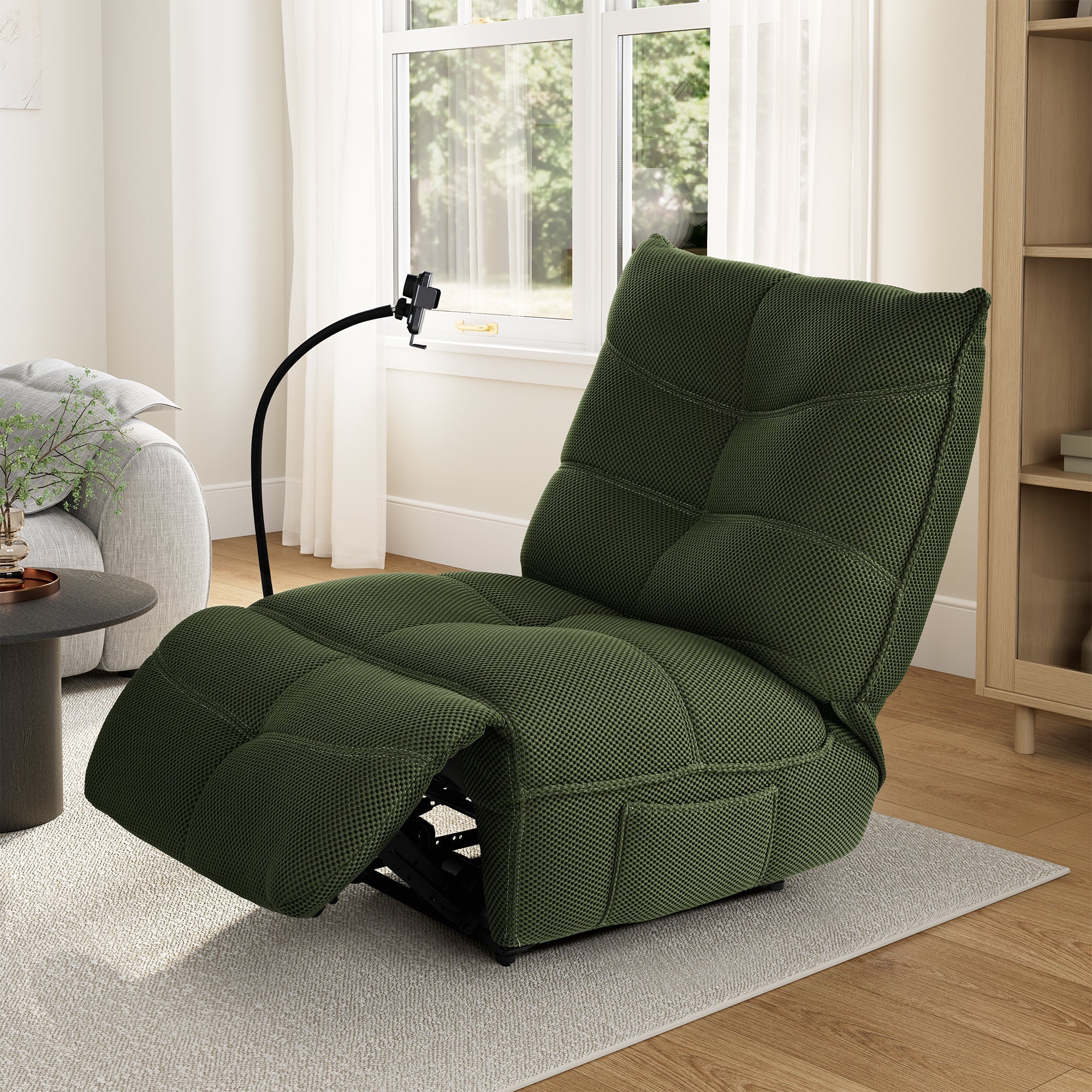 Recliner with Wireless Charging and USB Port