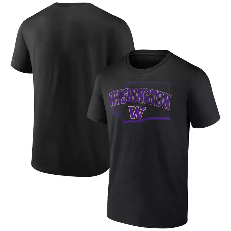 NCAA Washington Huskies Men's Black Core T-Shirt