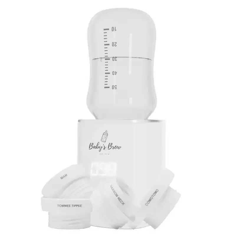 Baby's Brew Bottle Warmer with 4 Adapters: Battery Powered, BPA-Free