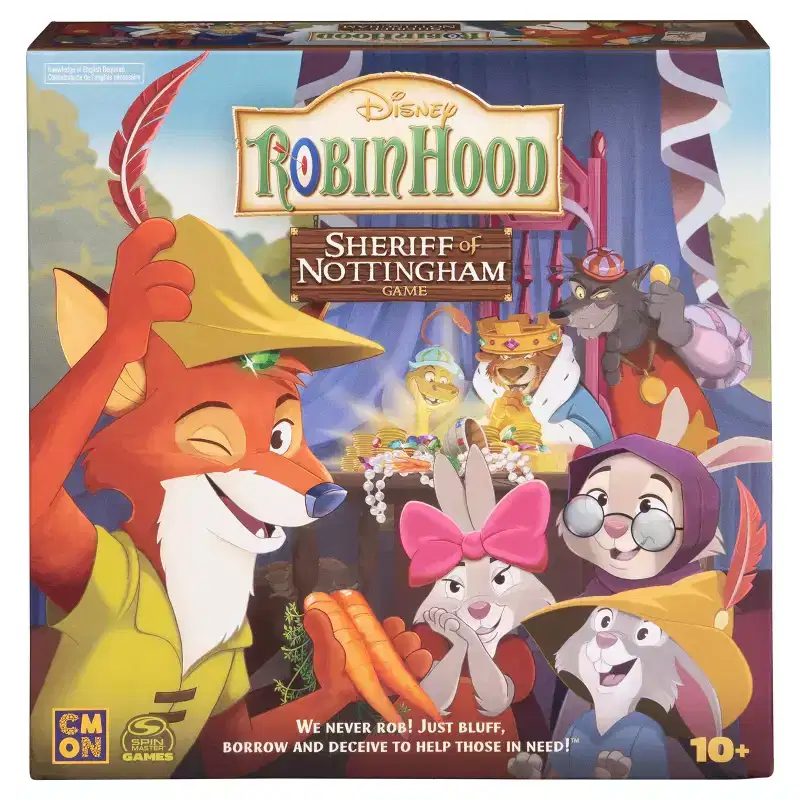Spin Master Games Spin Master Games, Disney Robin Hood Sheriff of Nottingham, Family Board Games, Disney Board Games for Family Night, 3-5 Players,
