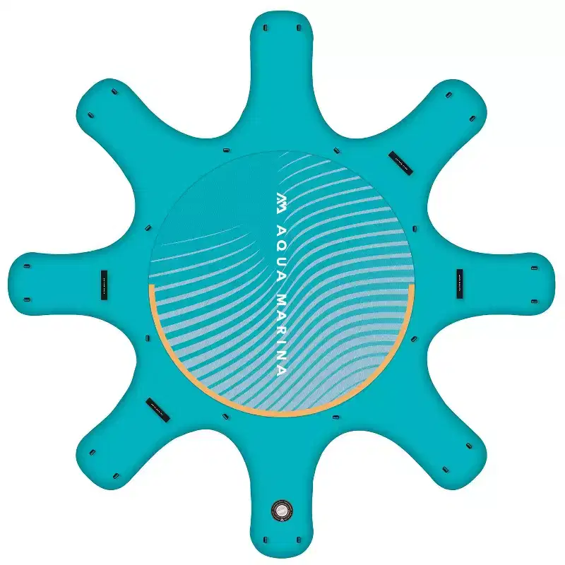 Aqua Marina Yoga Dock Fitness Teaching Platform - Turquoise Blue