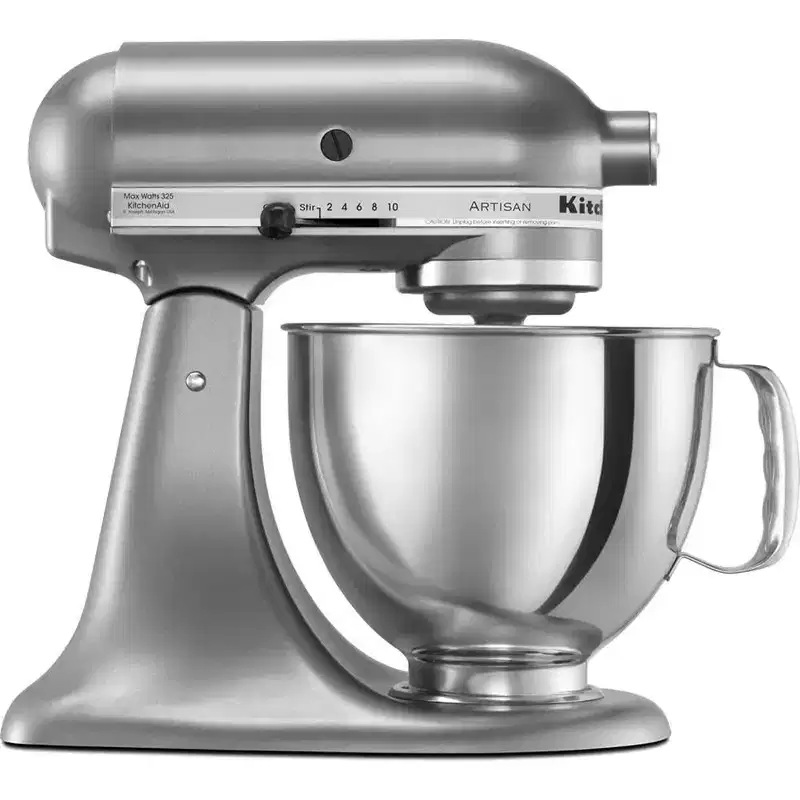 KitchenAid Artisan Series 5-Quart Tilt-Head Stand Mixer Contour Silver (KSM150PSCU)