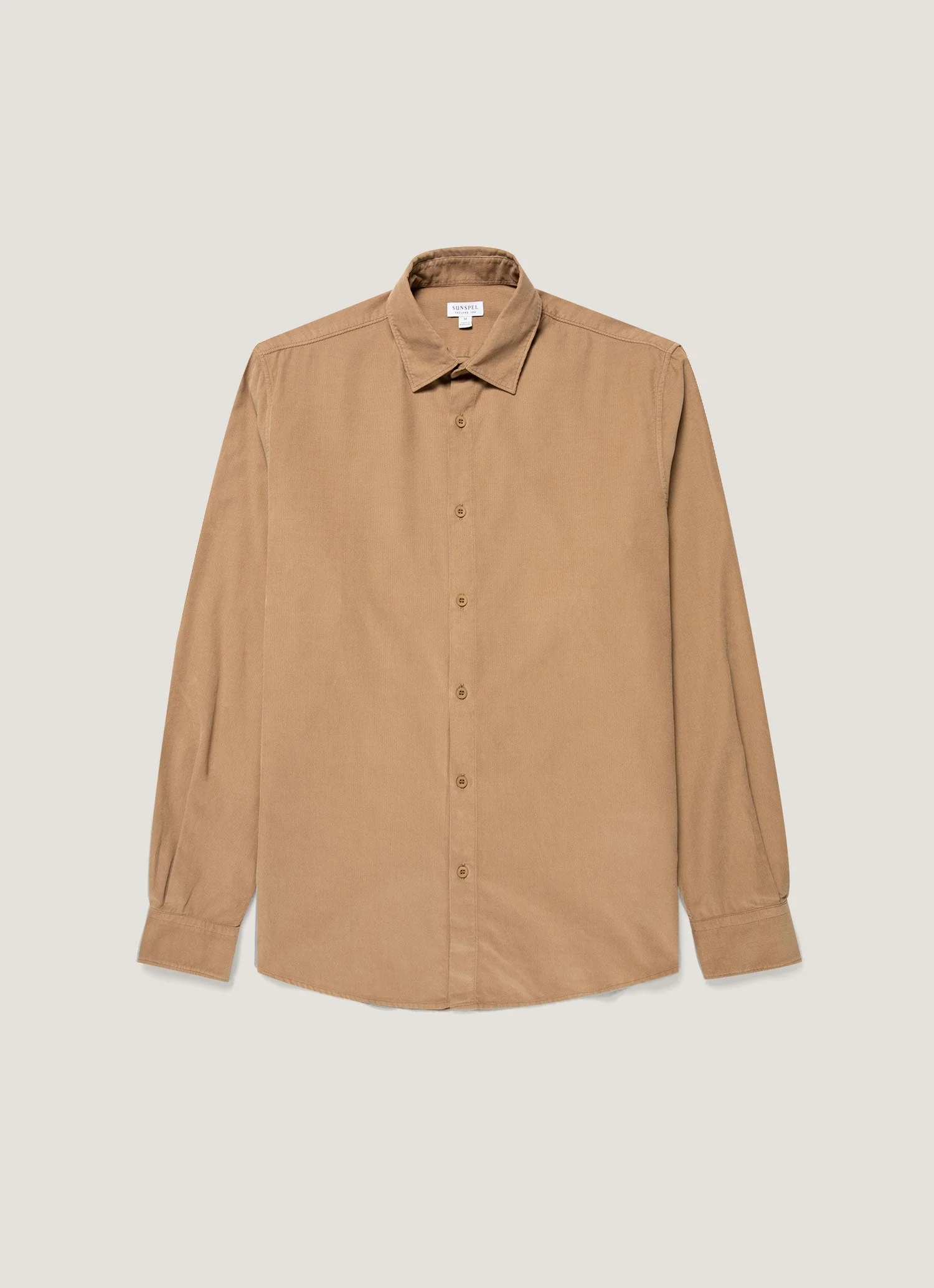Men's Shirt in Dark Beige