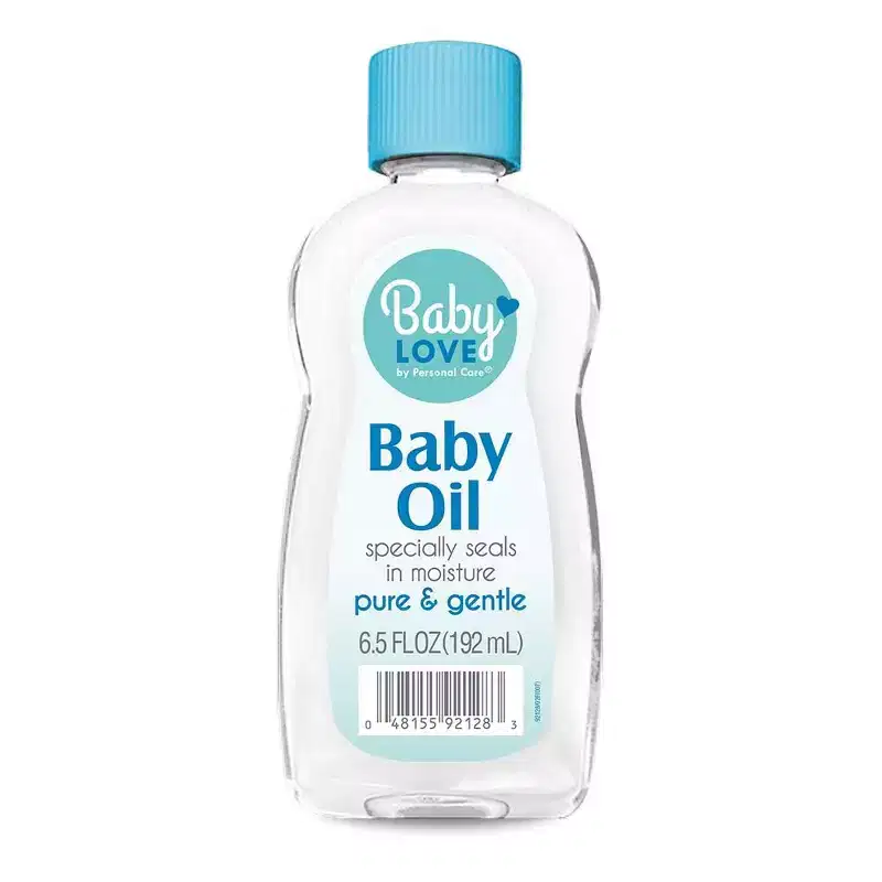 Baby Love Baby Oil Pure and Gentle Moisturizer for Soft Smooth Baby Skin, 6.5 oz, Case of 12