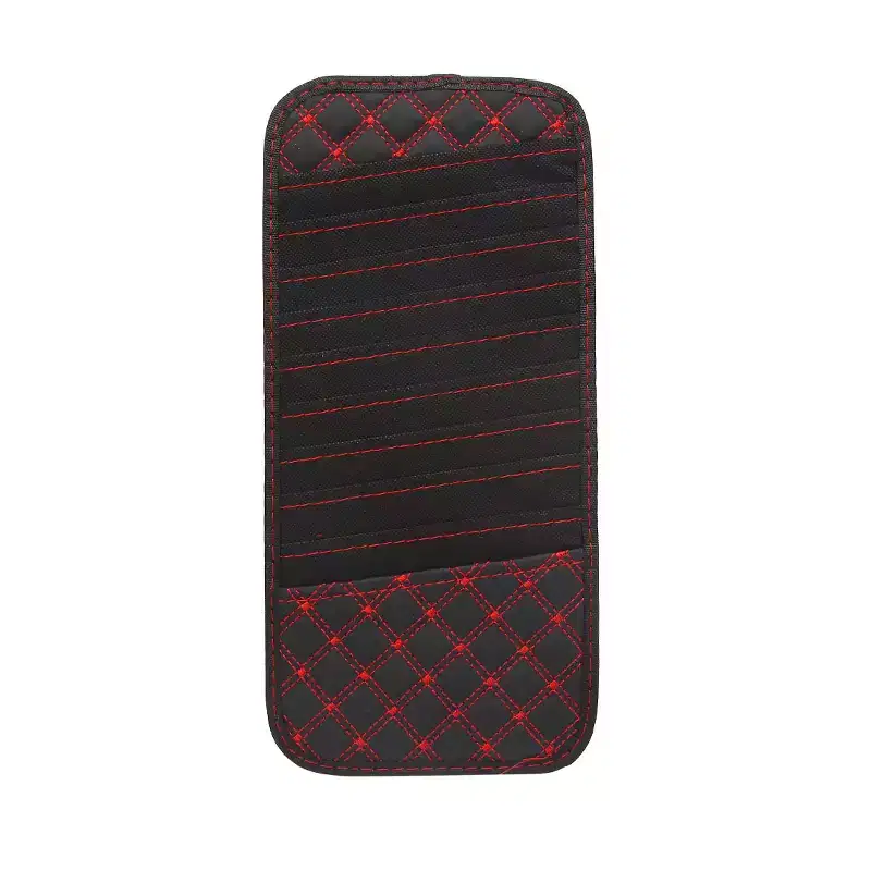 Unique Bargains Car Interior Sun Visor CD DVD Case Wallet Storage Holder Organizer Black 10 Disc