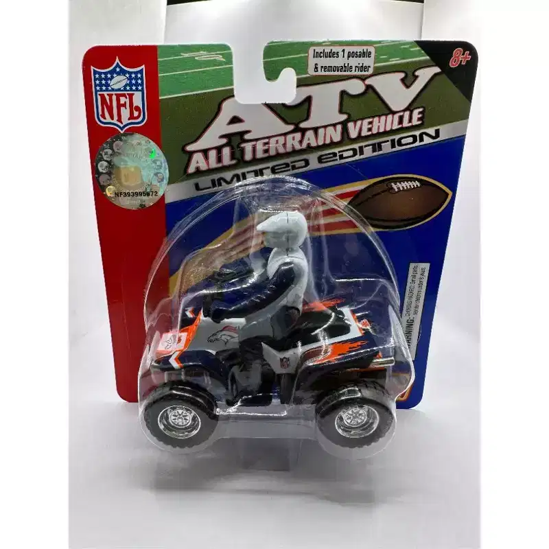 Denver Broncos Fleer NFL ATV Toy Vehicle