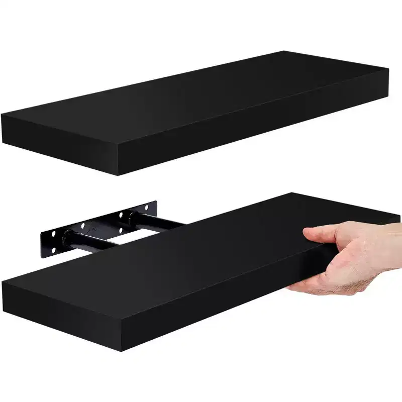 Sorbus 2 Pack 16 Inch Rectangle Floating Shelves - for Home Decor to Display Trophies, Books, Frames, and more