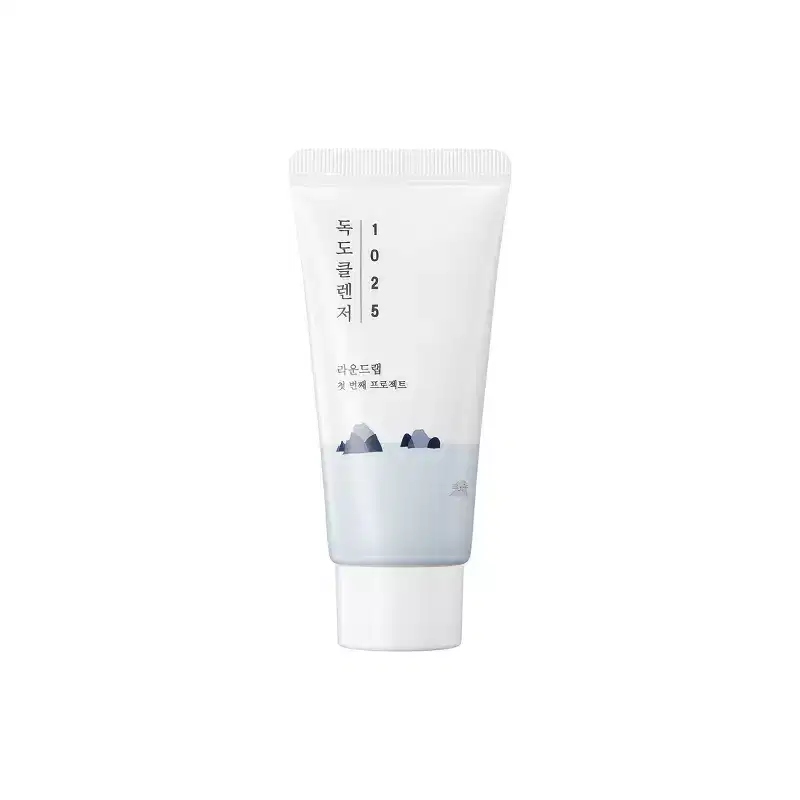 Round Lab 1025 Dokdo Cleanser - 40ml: Foam, Soothing, Hydrating, Normal & Sensitive Skin
