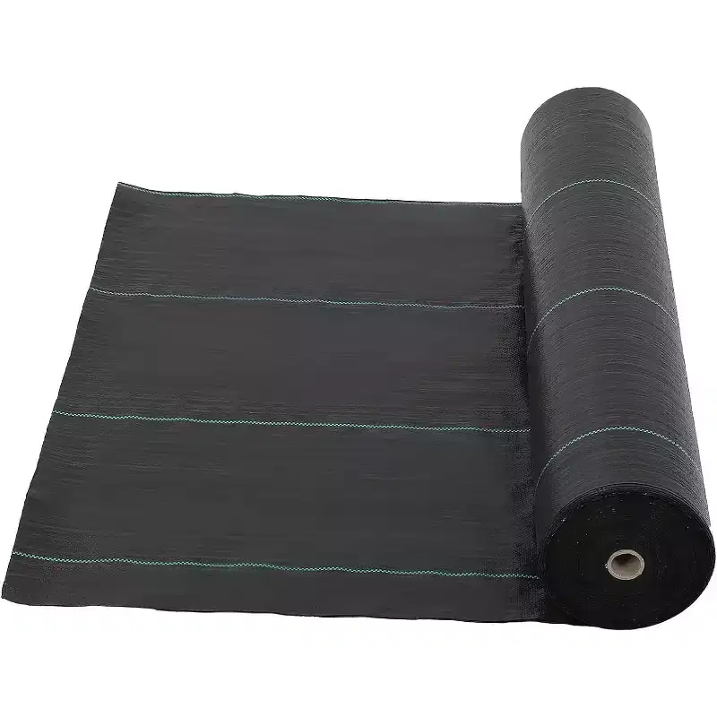 6.5Ft x 300Ft Heavy Duty Weed Barrier Fabric, 3 Oz Professional Grade Landscape Fabric, Weed Block Gardening Mat for Plant Bed, Erosion Control