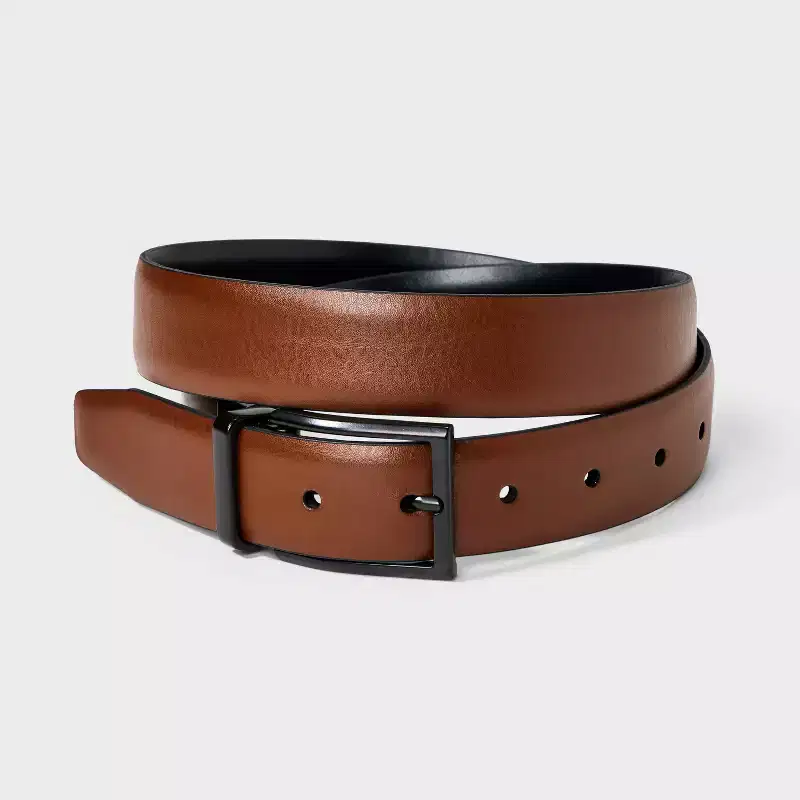 Men's Two-in-One Reversible Dress Belt - Goodfellow & Co™ Brown