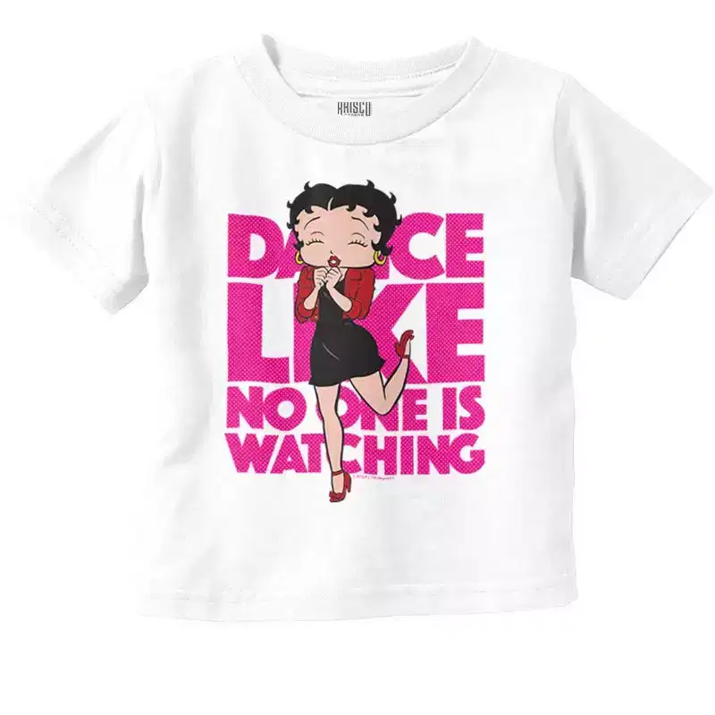 Betty Boop Dance Like Noone Watching Toddler Baby Girl T Shirt Licensed Brisco Brands
