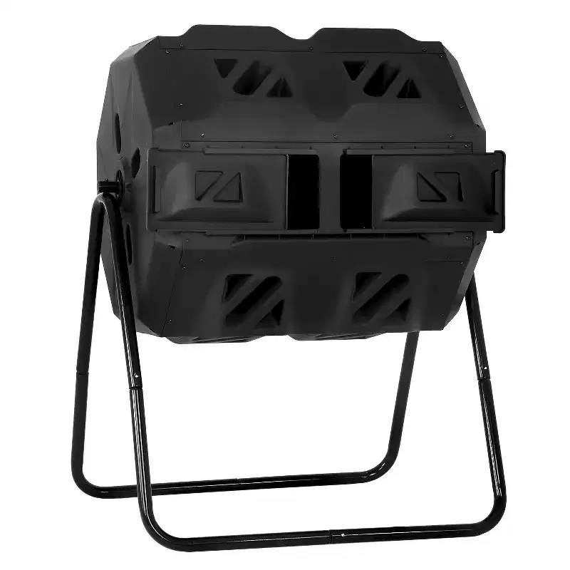 BestMassage Compost Bin 43 Gallion Outdoor Compost Tumbler for Garden Patio
