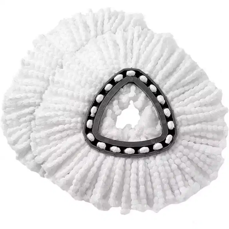 Maison Products Replacement Mop Heads Compatible with Ocedar Triangle Swivel Mops Microfiber Swivel Mop Refill, Machine Washable