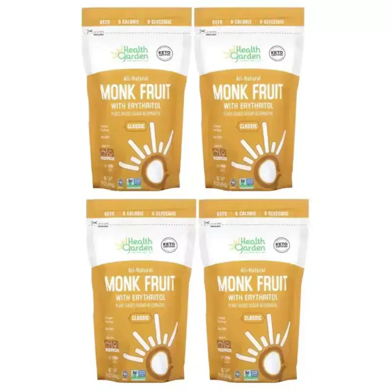 Health Garden Monk Fruit Classic Sweetener 1 lb -4pack