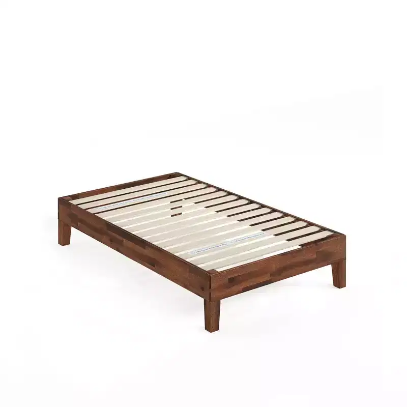Marissa 12 Deluxe Wood Platform Bed Frame Brown - Zinus