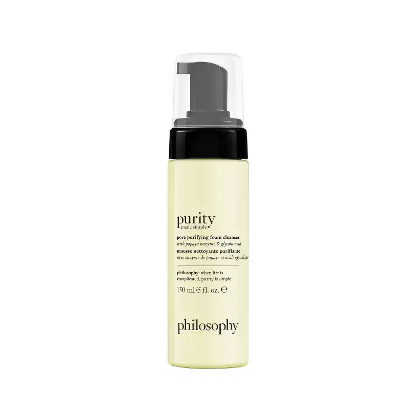 philosophy Purity Made Simple Pore Purifying Foam Cleanser - 5 fl oz - Ulta Beauty: Vegan, Normal Skin