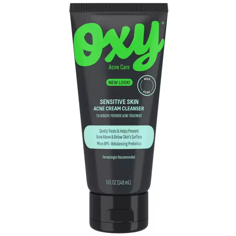 Oxy Sensitive Skin 5% Benzoyl Peroxide Acne Face Wash - 5 fl oz