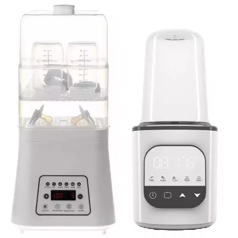 Baby Milk Bottle Warmer & Bottle Sterilizer  Fast, Efficient, Portable, and Hygienic Solution for Breastmilk, Formula, Pacifiers