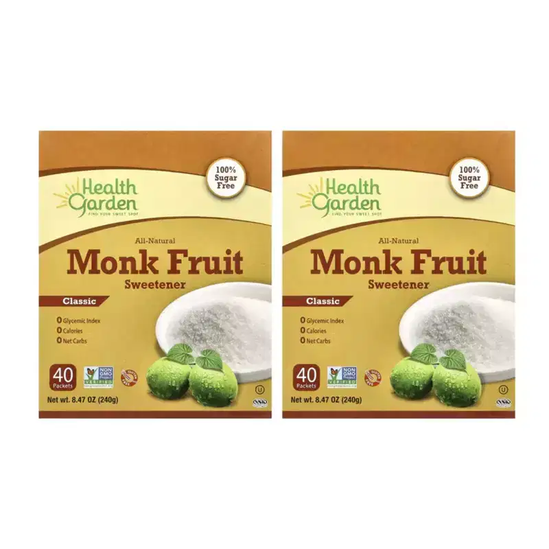 Health Garden Monk Fruit Packets 40 ct -2pack