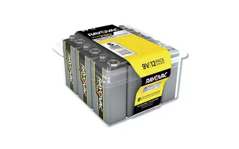 Rayovac Ultra Pro Alkaline 9V Batteries, 12/Pack