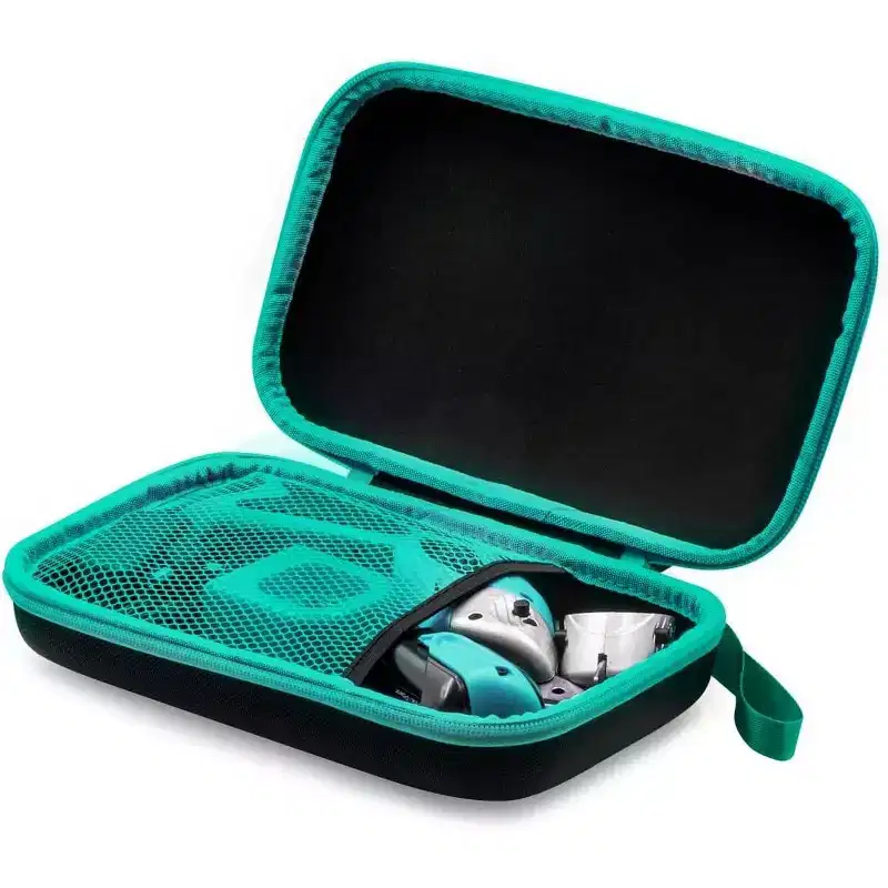 Pink Power Storage Case for Cordless Electric Scissor Box Cutter Cordless Screwdrivers - Craft Sewing Accessories Storage Case - Aqua Blue