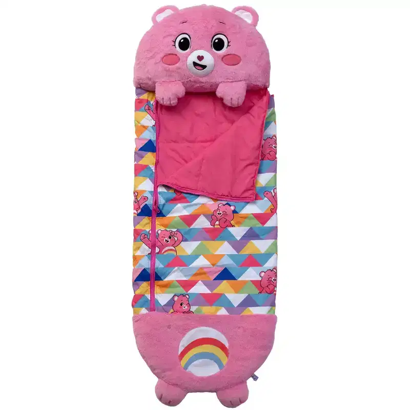 Happy Nappers Cheer Bear Sleep Sack 66x30 Plush Sleeping Bag Kids 3+
