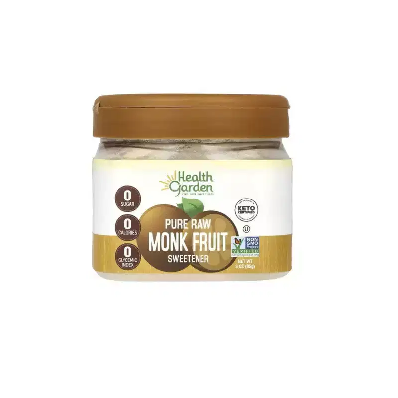 Health Garden Pure Raw Monk Fruit 3oz Jar