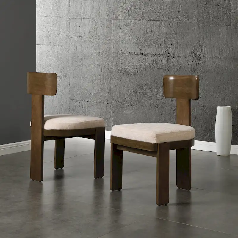 Upholstered Dining Chairs, Stylish and Comfortable Seating, Set of 2