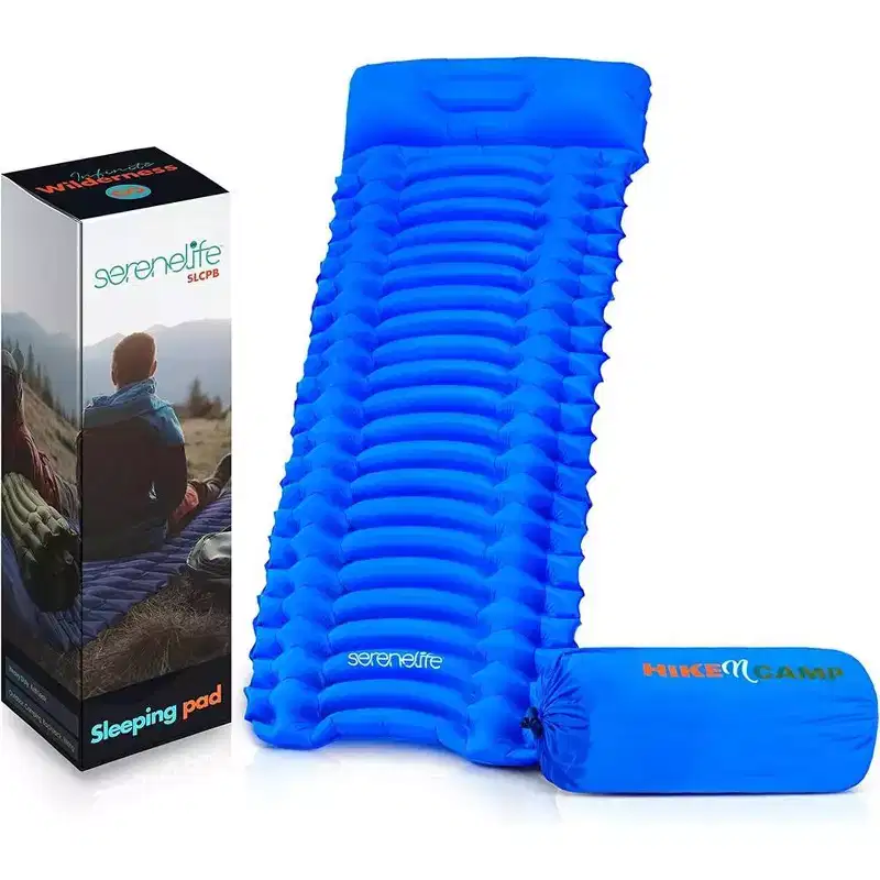 SereneLife Ultralight Sleeping Pad - Portable, Comfortable, and Tear-Resistant
