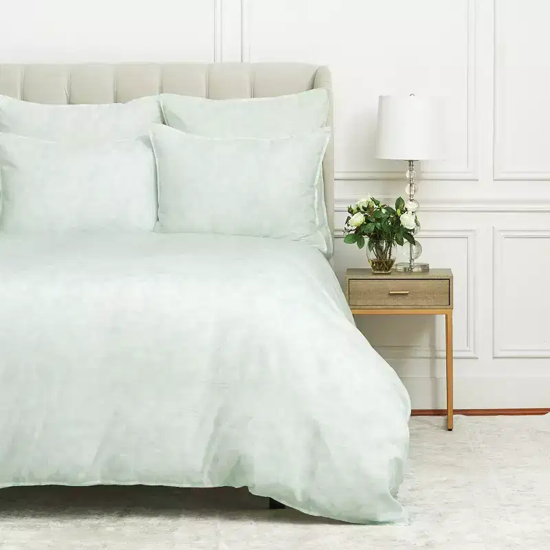 EY Essentials Shaleena Sea Glass King Duvet Cover