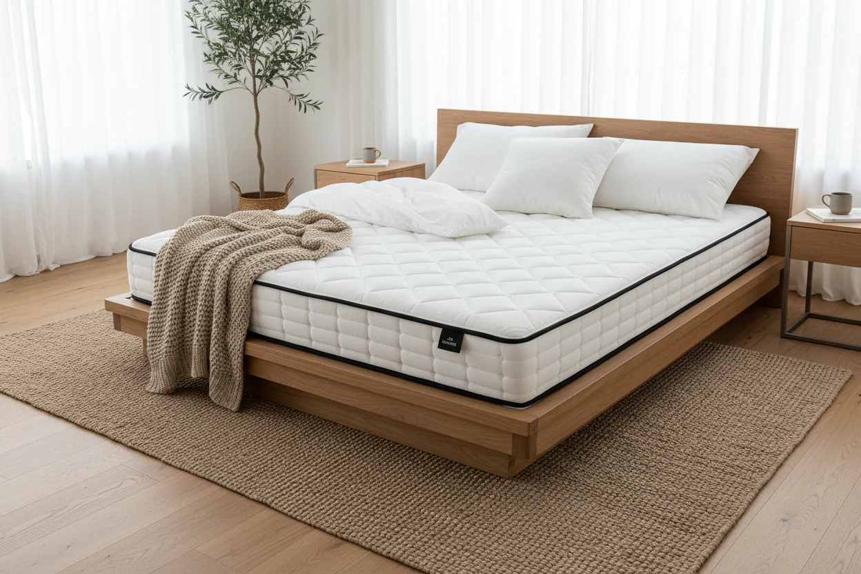 6" Twin Innerspring Mattress - Breathable Cover, Medium Firmness