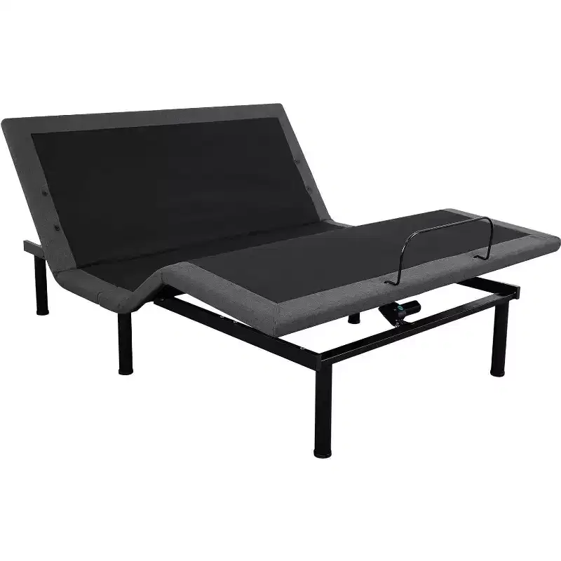 COZONY Ergonomic Bed Base with Wireless Remote, Head Foot Incline Massager Anti-Snore Function,Not electrified.