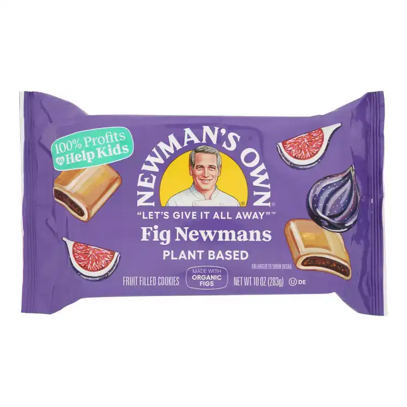 Newman's Own Fruit Filled Cookies, Fig Newmans, Plant-based - Case of 6 - 10 oz