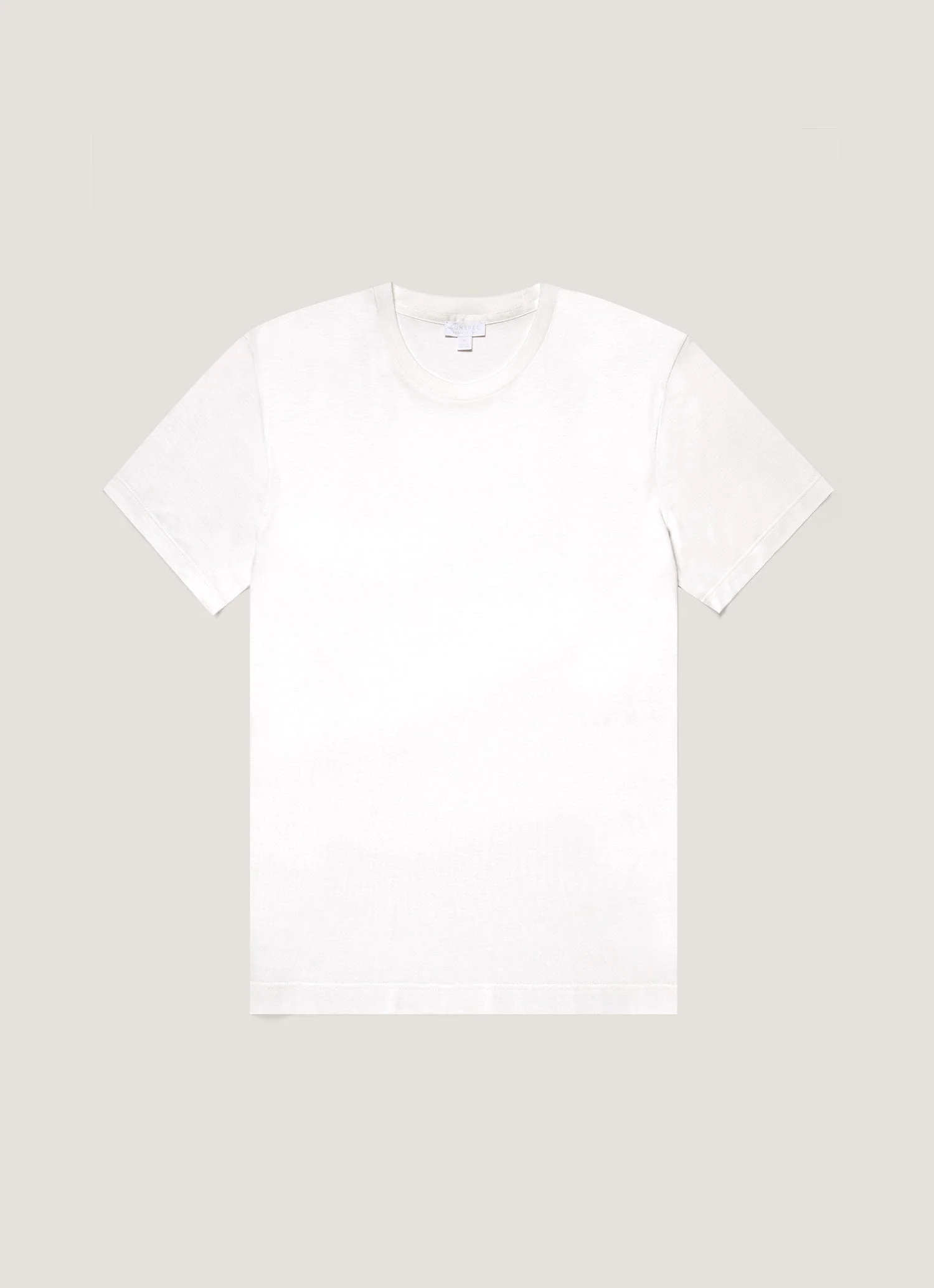 Men's Silk Cotton T-shirt in White