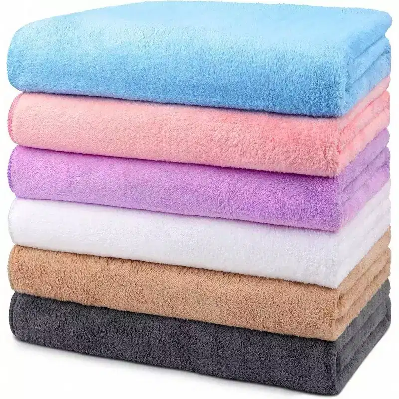 Bath Towels Pack of 6 24x48 - Soft, Absorbent, Quick Dry - Multi - Color