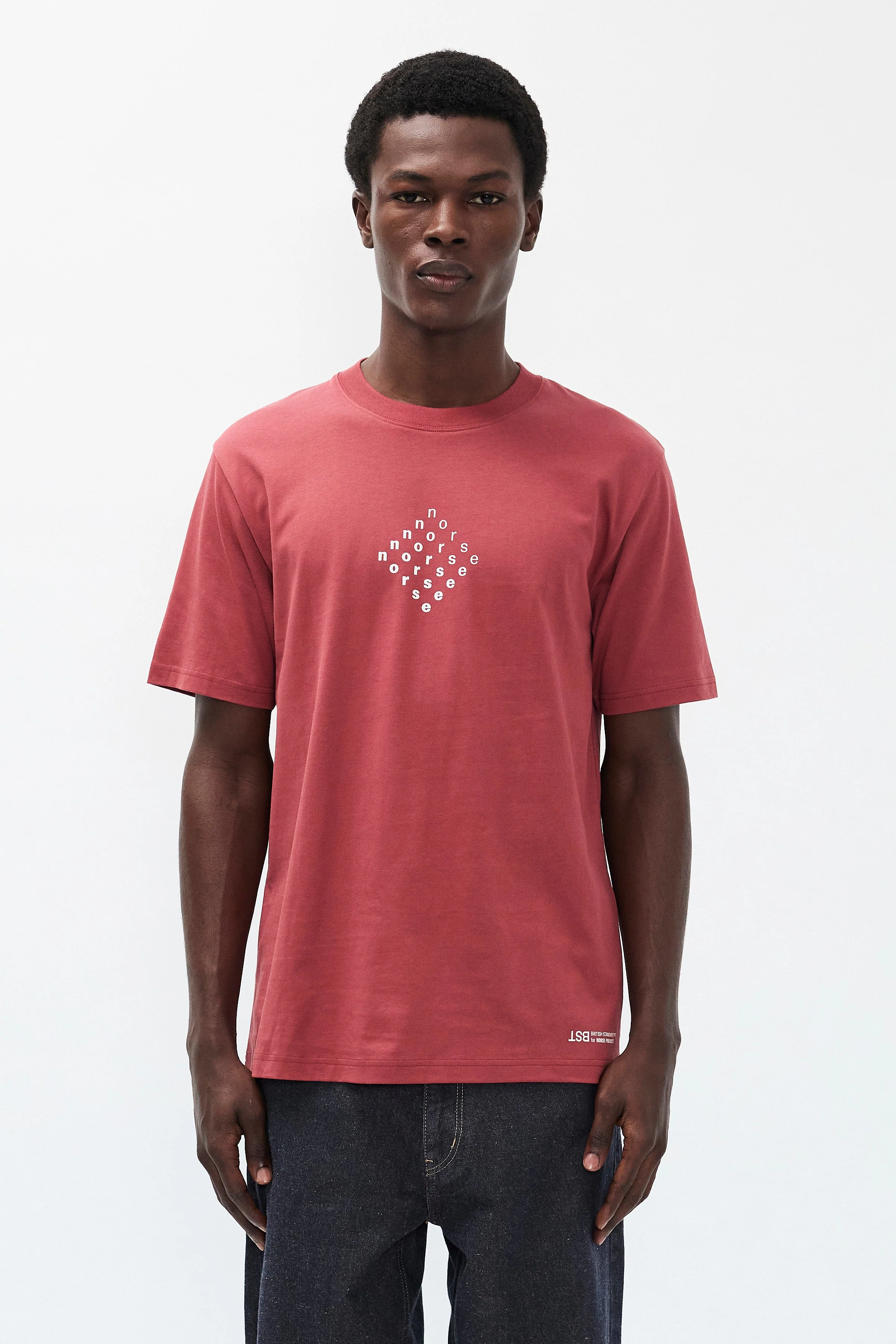 Diamond Print T-shirt - A regular fitting t-shirt cut from an organic