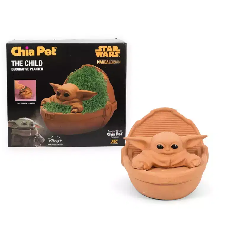 Joseph Enterprises, Inc Star Wars: The Mandalorian The Child Baby Yoda Chia Pet Decorative Planter