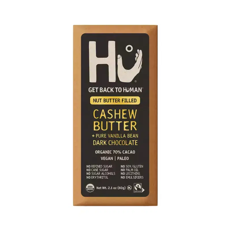 Hu Cashew Butter + Pure Vanilla Bean Dark Chocolate Candy - 2.1oz