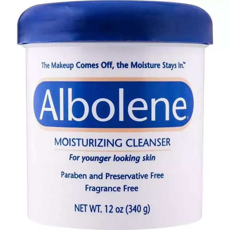 Albolene Moisturizing Cleanser, 12 oz  Makeup Remover & Hydrating Cleanser for All Skin Types