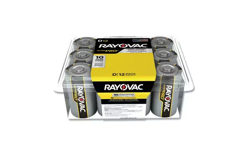 Rayovac Ultra Pro Alkaline D Batteries, 12/Pack