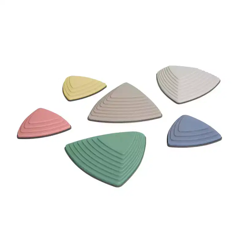 GONGE River Stones (Nordic Colors) - Sensory & Montessori Toys for Kids & Toddlers, River Stones